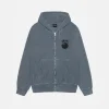 8 BALL ZIP HOODIE PIGMENT DYED