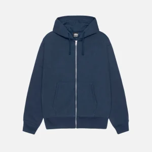 BEACH ROOTS ZIP HOODIE STUSSY NAVY1