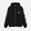BIG CITIES ZIP HOODIE BLACK