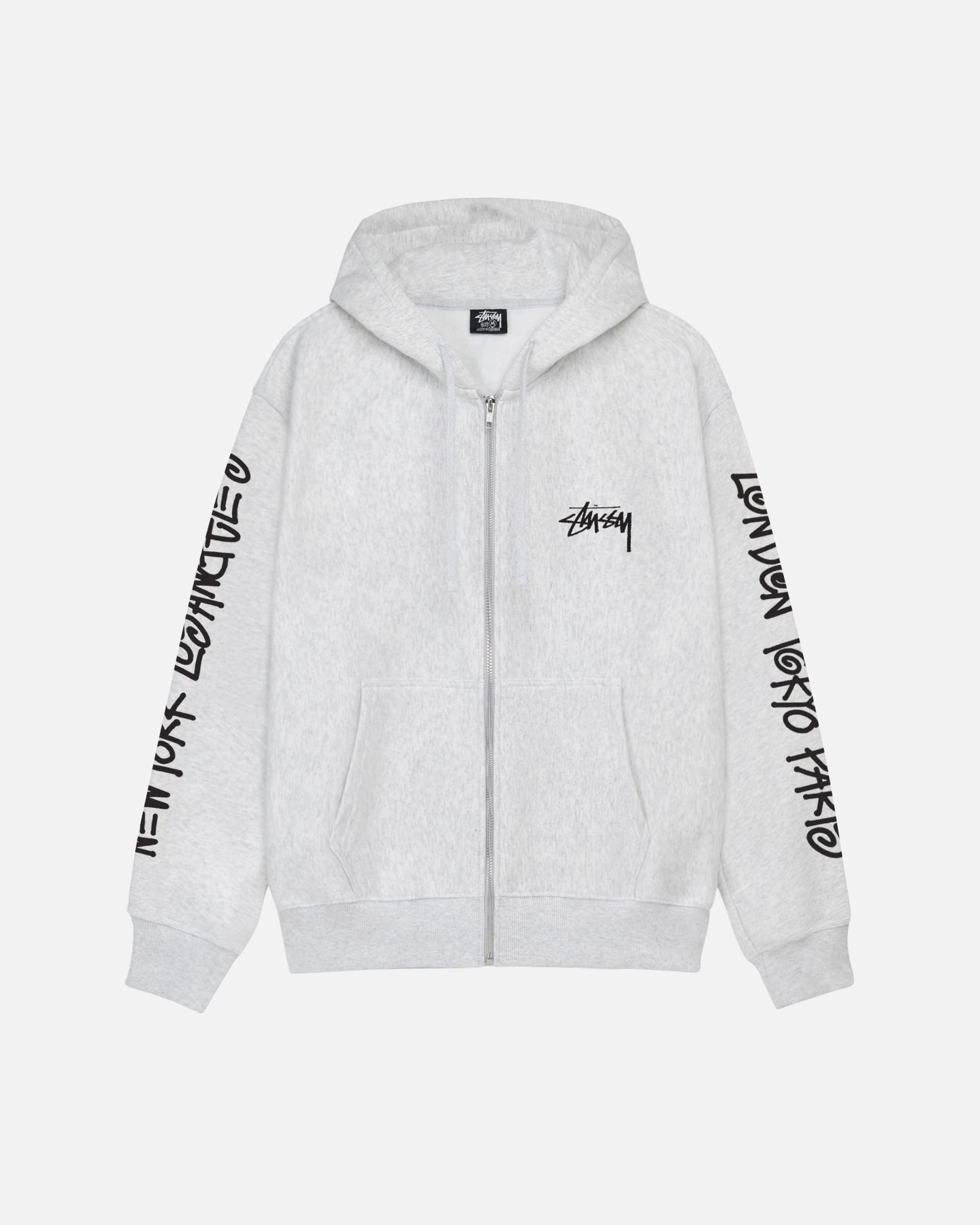 BIG CITIES ZIP HOODIE WHITE
