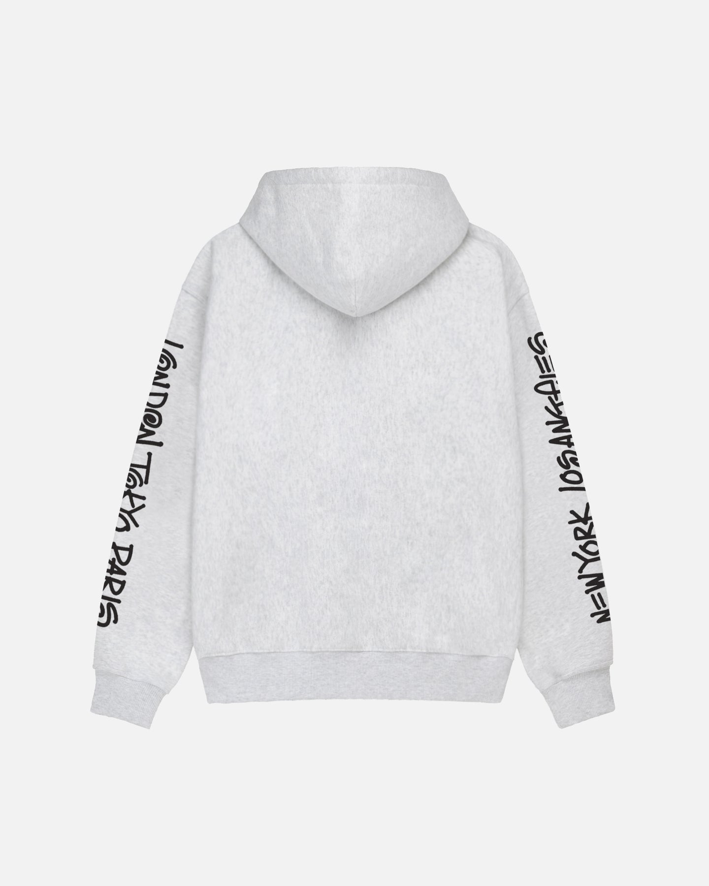 BIG CITIES ZIP HOODIE WHITE1