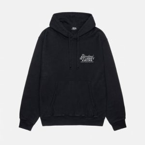 IST HOODIE PIGMENT DYED- Black