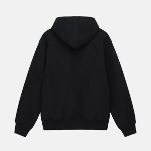 STOCK BOX HOODIE – Black