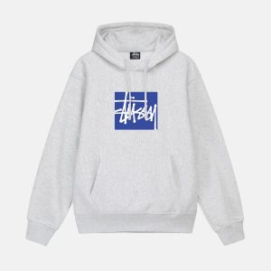 STOCK BOX HOODIE – White