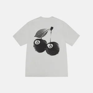 STUSSY CHERRIES TEE FOG