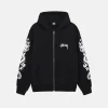 STUSSY DRAGONS ZIP HOODIE