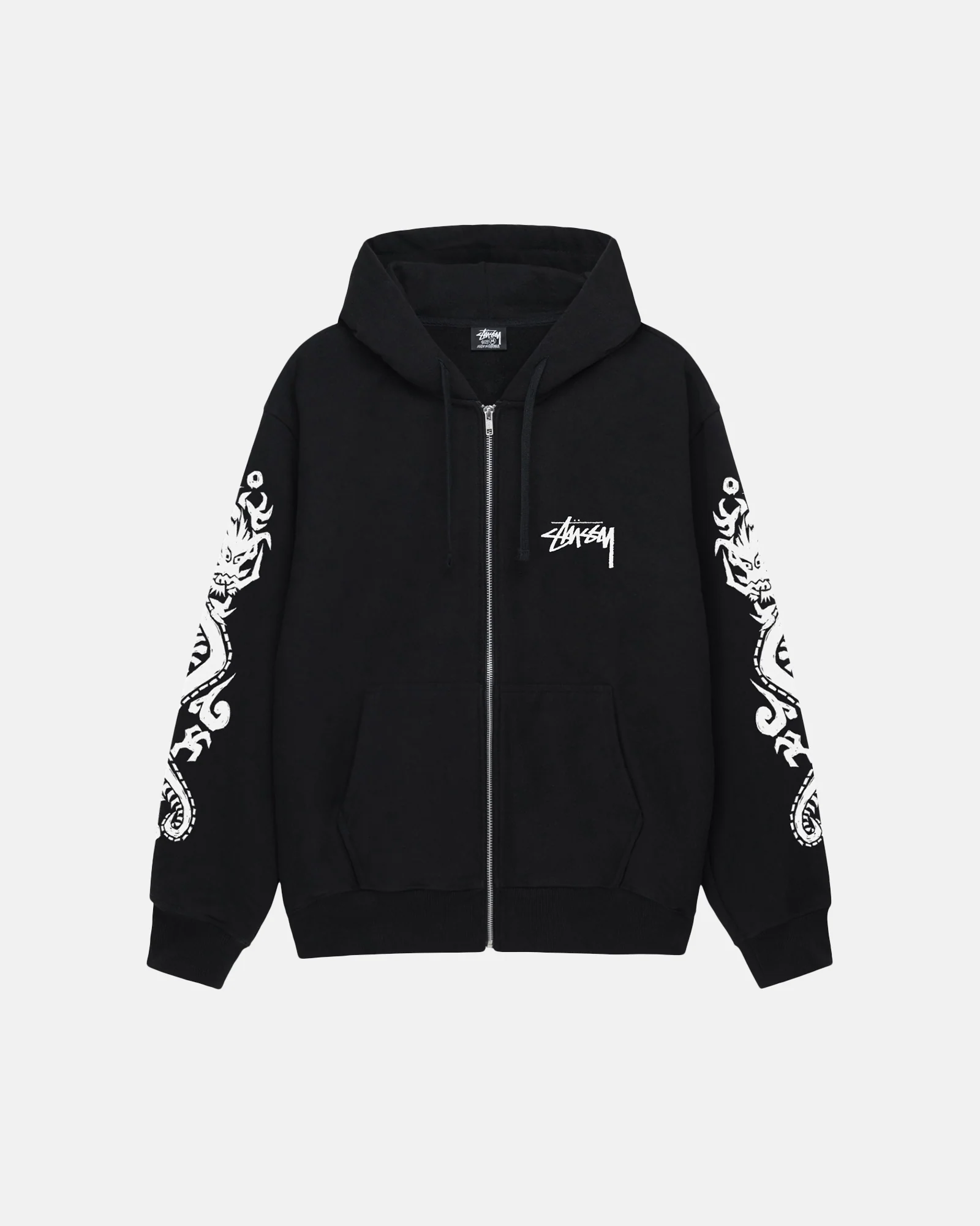 STUSSY DRAGONS ZIP HOODIE
