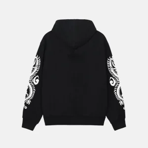 STUSSY DRAGONS ZIP HOODIE