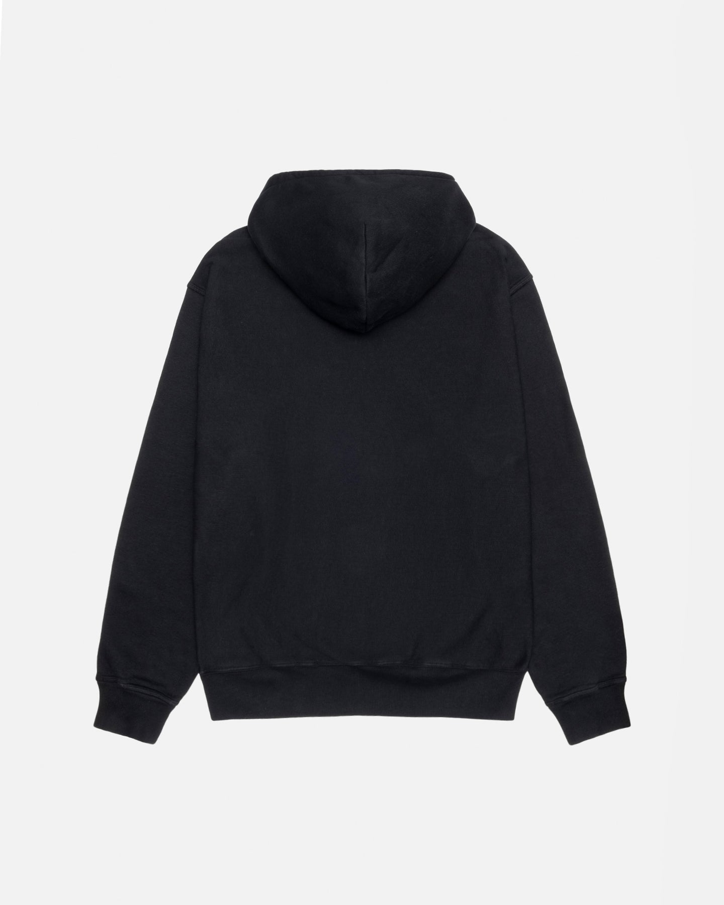 STÜSSY STAR HOODIE PIGMENT DYED BLACK1