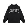 Stussy Collegiate Arch Crewneck – Black