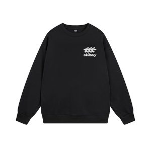 Stussy Surfwalk Crewneck Black