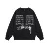 Stussy World Tour Crewneck Black