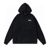 Stussy Faded 8 Ball Hoodie Black