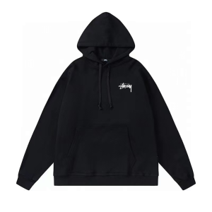 Stussy Faded 8 Ball Hoodie Black