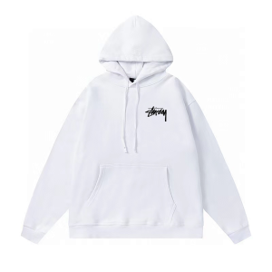 Stussy Shattered 8 Ball Hoodie White