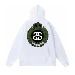 Stussy Crown Wreath Hoodie White