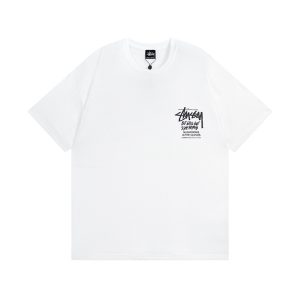 Stussy Mushrooms In The Clouds T-Shirt White