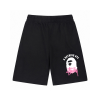 Stussy x BAPE Ape Head College Sweatshorts Black