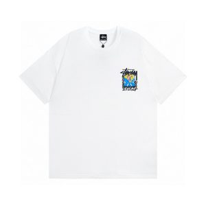 Stussy Camellias Dyed T-Shirt White