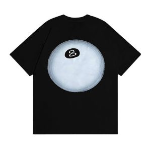 Stussy 8 Ball Fade Tee Black