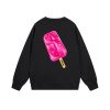 Stussy Popsicle Graphic Crewneck Sweatshirt – Black