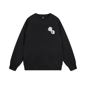 Stussy Fuzzy Dice Crown Crewneck Sweatshirt