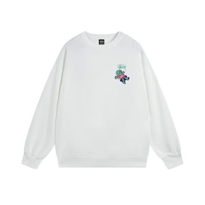 Stussy Dollie Crewneck White