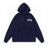 Stussy Plush 8 Ball Hoodie Navy