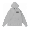 Stussy Faded 8 Ball Hoodie Ash Heather