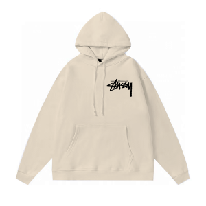 Stussy Faded 8 Ball Hoodie Natural