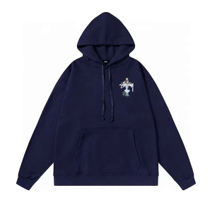 Stussy Desert Collage Hoodie Navy