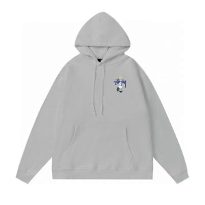 Stussy Desert Collage Hoodie Ash Heather