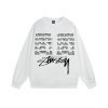 Stussy World Tour Crewneck White