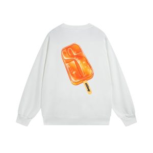 Stussy Popsicle Graphic Crewneck Sweatshirt – White