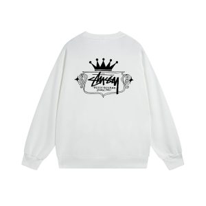 Stussy Built To Last Crewneck White