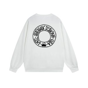 Stussy Crown Crewneck Sweatshirt – White