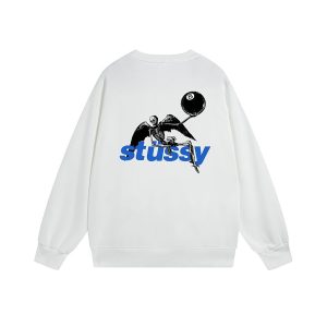 Stussy Apocalypse Crewneck Sweatshirt White