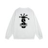 Stussy Crown S Ring Crewneck – White